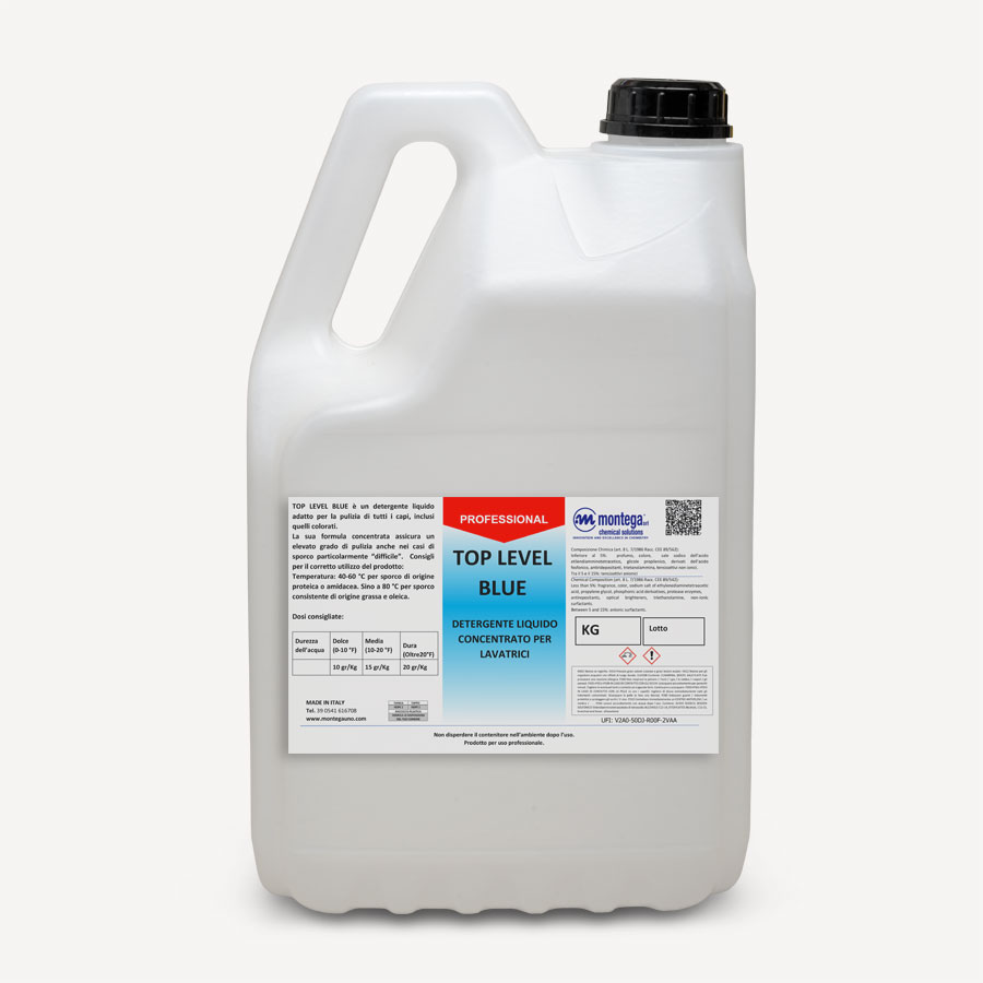 Detergente concentrato lavatrice – Top Level Blue 5kg