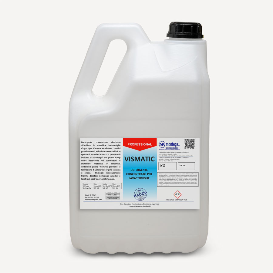 Detergente concentrato lavastoviglie – Vismatic 6kg