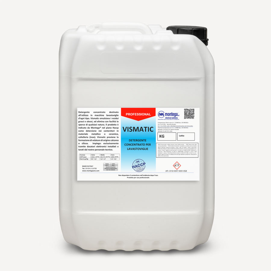 Detergente concentrato lavastoviglie - Vismatic 12kg